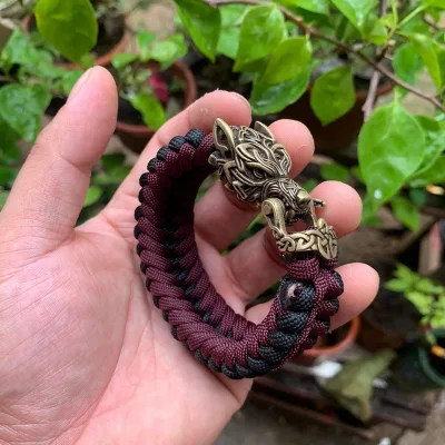 Hebillas Para Pulsera Verschluss Paracord Handmade Paracord Brass Wristband Beads Bracelets for Making Jewellery Bracelet with c