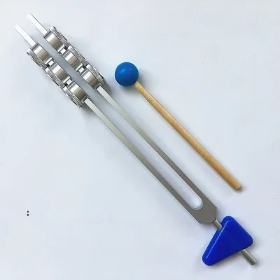 Special Frequency Aluminum Alloy 32HZ Tuning Fork Triangular Silicone Instrument Accessories Tuning Fork Healing Low Frequency