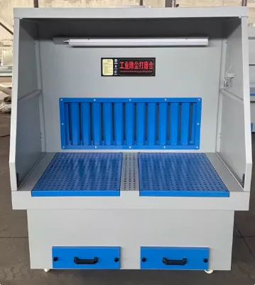 CeauthenticationIndustrial bench grinding station suction bench for grinding dust collector blade repair dust removal
