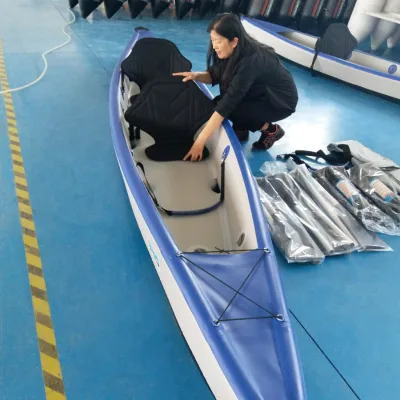 485*80*30cm Inflatable Canoe Boat Drop Stitch Foldable Double Sup Kayak Accessories Paddle Board