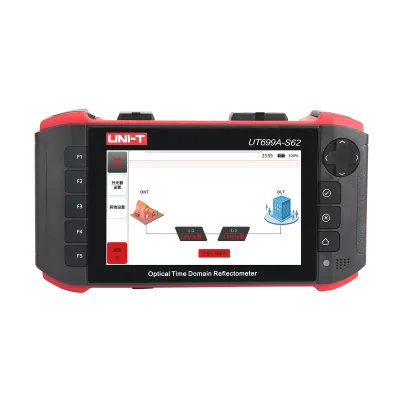 UNT-T UT699A-S62 Single Mode OTDR 1625nm 30dB Optical Cable Tester with 5 Inch Touch Screen Operating Temperature -10~50