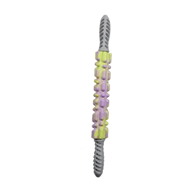 YM Home Fitness Rolling Massage Stick for Yoga Practitioners of All Levels 48CM Steel & PP Material Unisex