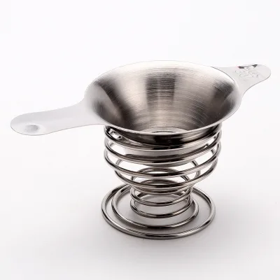 SUS304 Stainless Steel Double Handle Tea Strainer Fine Mesh Loose Leaf Tea Infuser Household Tea Filter