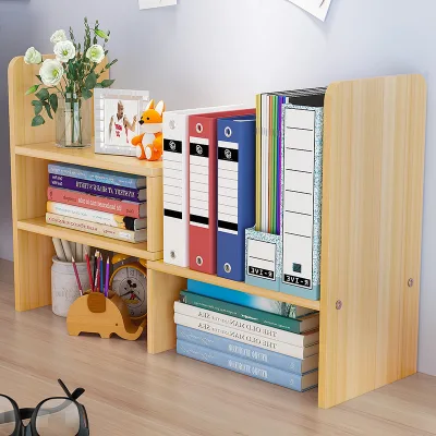 Vertical Bookshelf Simple Desk Students Use Children's Office Books Desktop Shelf to Store Dormitory Small Bookcase