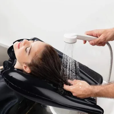 Portable Hair Washing Tray Inflatable Shampoo Basin for Bed,Elderly,Disabled,Pregnant,Injured,Handicap