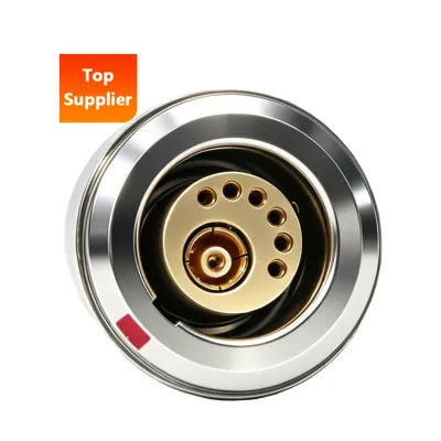 BEXKOM Waterproof Circular Connector 1*coaxial+6*signals 450V~2100V Power Signal Mixed Series for Wind Turbine Pitch Control