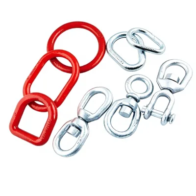 US Weldless Master Link Forged 40Cr Alloy Steel, Round / Oblong / Pear Shape Lifting Sling Ring