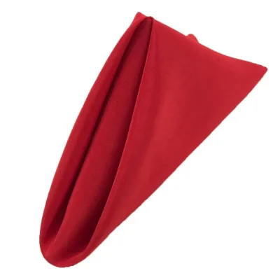 Red Table Cloth Plain Napkin of Wedding Decorations Table Napkin