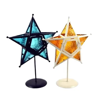 Metal Christmas Decoration Lantern Tea-Light Holder Christmas Lantern Wholesale