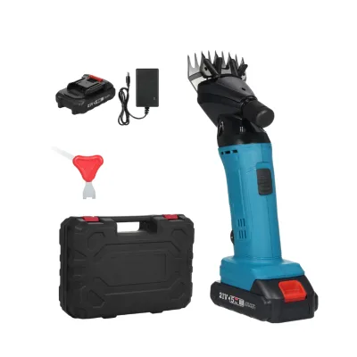 13 Teeth Electric Sheep Pet Hair Clipper Shearing Kit 500W 6 Speed Battery Powered Farm Cut Goat Pet Animal Shearing Supplies