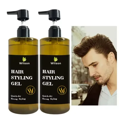 Professional OEM 400ml Hair Style Gel Edge Control Hair Styling Fixing Gel