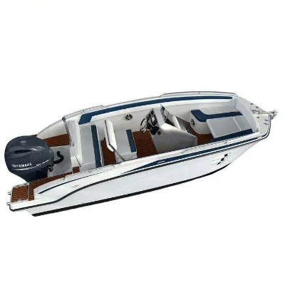 Factory Price Hot Sale 19ft White Color Fiberglass Center Console Fishing Boat