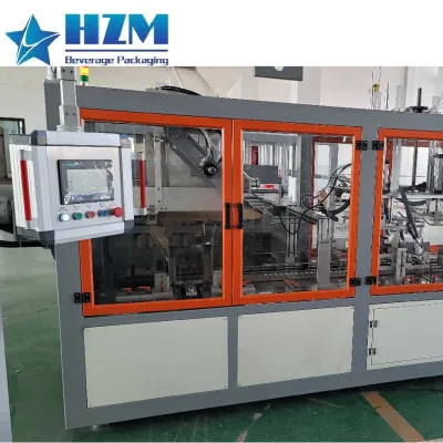 Automatic Cosmetics Carton Folding and Packing Machine Cellophane Packing Over Wrap Machine for Perfumes Box