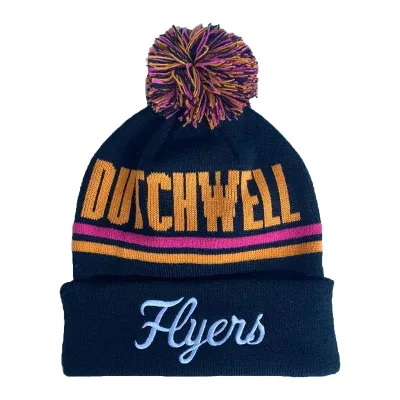 Unisex High Quality Winter Knitted Beanies Striped Adjustable Custom Embroidery Jacquard Logo Hand-Drawn Character Fashion Beach