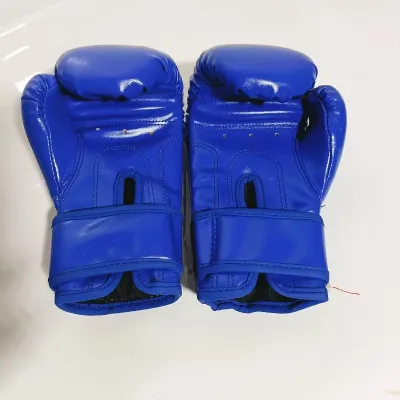 Hot Selling Custom logo Fashion PU Leather 14 OZ Pu Leather Boxing Gloves