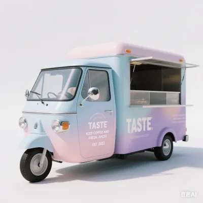 Can Customize a Variety Three-wheeled Dining Multi-functional Food Trucks Zown Brand Henan Made Factory Direct Sales Low Price