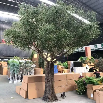 Customized Large Artificial Olive Tree 3m-5m Height Fake Big Olive Tree for Wedding Indoor OutdoorLandscaping and Decoration