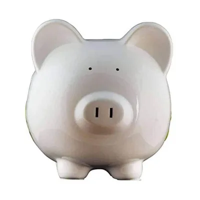 Jungle Animals Piggy Bank - Small - (Personalized & Custom With Name and Year) (First Financial Toy