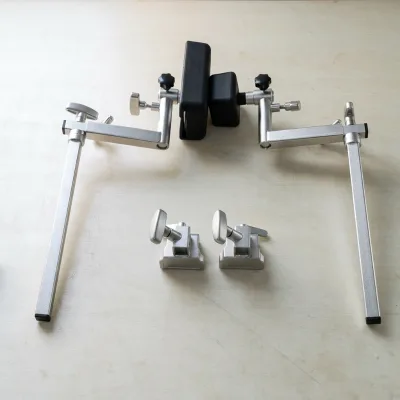 Arthroscopic Universal Stress Post for Knee Surgery Positioning Manual Power Break-Away Flip Design Side Rail Clamp Mounting
