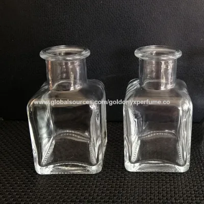 Factory direct wholesale High quality 100ml150ml 200ml 250ml Recyclable Glass Round Reed diffuser bottle
