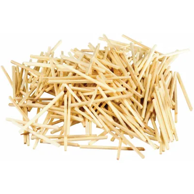 Colorful Counting Wooden Matchsticks for Modelling Craft Kids Wood Natural Match Sticks