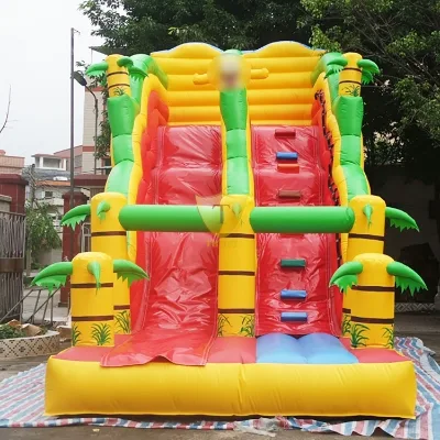 Yellow Jungle Castle Commercial Big Water Slide Water Slide Inflatable Commercial pink Water Slides for Sale Commercial Pool