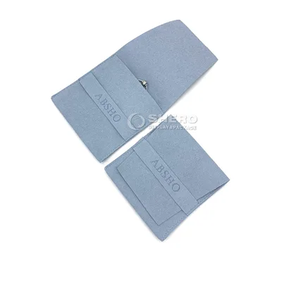 Microfiber Jewelry Packaging Pouch Pendant Ring Earring Pouch Bag Flap Jewelry Dust Bag