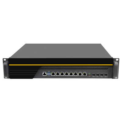 B150 Soft Routing Industrial Control Machine 2U Network With 8 Electric I211 Network Card 4 Optical Port Firewall VPN