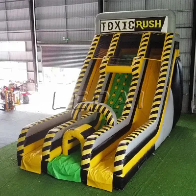 Party Rental Inflatable Bounce Slide Commercial Slide Inflatable Double Water Slide