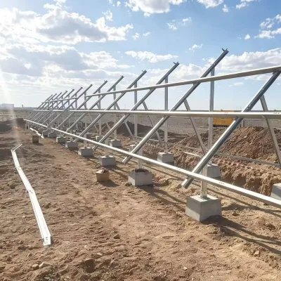 Solar Panel Modules Grid Off System Solar Canopy Off Grid Mounting Ground PV Structure Mounted Rack