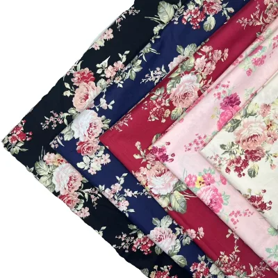 Digital New Design Organic Printed Plain Weave 100% Cotton Poplin Fabric Breathable for Dresses Home Textiles Bags Curtains Toys