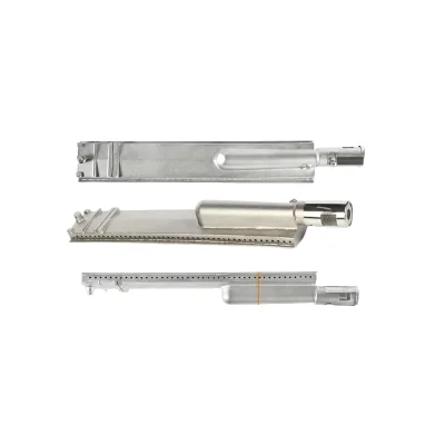 304 Stainless Steel Cast Linear Burner Head, High-Power Gas Bar Flame for Outdoor BBQ & Commercial Stoves