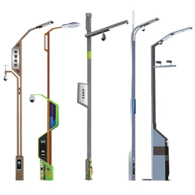 Customized 5g Wifi Car Charging air Detection Function Best Smart Street Light Pole Manufacture in China