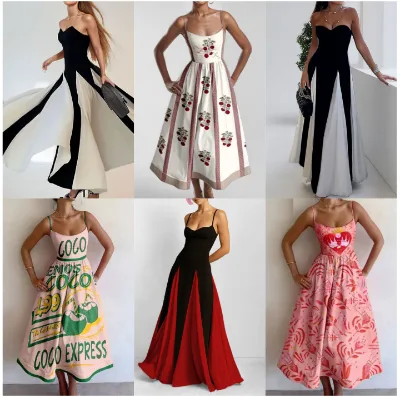 Anna New Womens Bales Mixed Used Clothes Second Hand Wear Dress Pants Second Hand Clothes Stock Clothes Casual Dresses