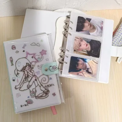 Storage Album PVC Multi-purpose Loose-leaf Storage Binder Button Photo Album Creative Decoration Gift Welcome Custom Design