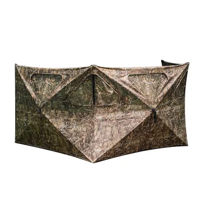No Installation Required, Three-sided Camouflage Hunting and Birdwatching Fence, Custom-made Outdoor Camouflage Tent.