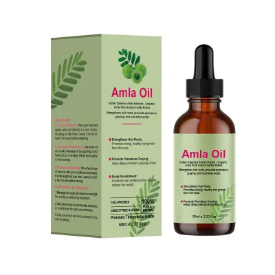 100% Pure Cold Pressed Amla & Coconut Oil Nourishes and Revitalizes Scalp Promotes Hair Growth Prevents Dryness and Itching