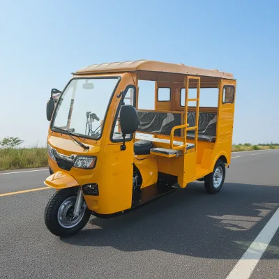 200CC Water Cooled Fuel Powered 3 Wheel Passenger Tricycle with Reliable Motor Adjustable Seats