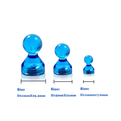 Memo Magnets Office Thumbtack Neodymium Customized Whiteboard Magnets Push Pins for Refrigerator,School and Office