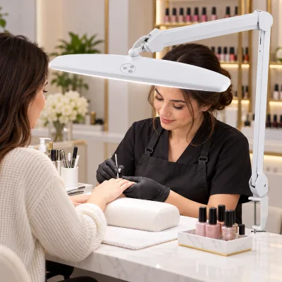 Premium Wholesale LED Nail Desk Lamp Adjustable Swing Arm Manicure Table Light with Clamp for Professional Nail Salon