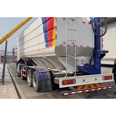 Semi-Trailers for Large Farms Bulk Feed Truck with Efficient Storage and Transport Features