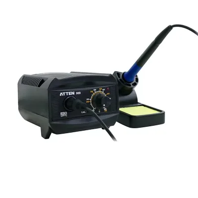 ATTEN AT-989 Soldering Station 65W Constant Temperature PCB BGA Rework Station Iron SMD Lead Free Desoldering