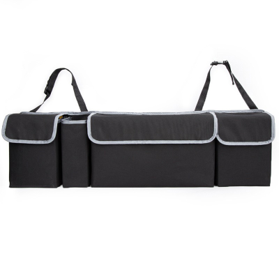 Car Trunk Storage Bag Suv Rear Seat Back Hanging Bag Mesh Pocket Waterproof Cars Storage Box