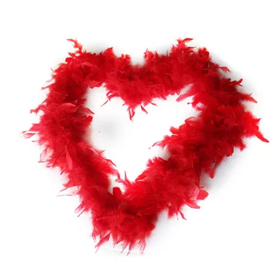High Quality Fur Boa Plume Dyed Colors Turkey Feather Boas