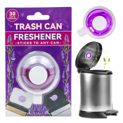 Trash Can Freshener Lavender Scent Odor Eliminating Deodorizer Sticker 30 Days Long Lasting Garbage Can Deodorant Adhesive