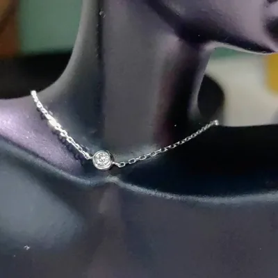 Hot Sale Bracelet Personnalisable 14K 18K Gold Chain Link Moissanite Link Bracelet Lab Grown Diamond 925 Silver Fine Jewelry
