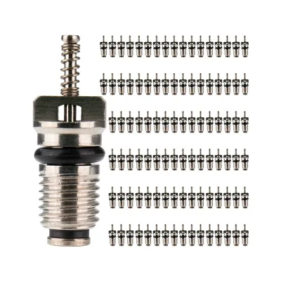 100pcs R134a Valve Core A/C Air Conditioning Pipeline Repair Kit Replacement (High Quality Type) Auto Parts JRA A/C Accessories