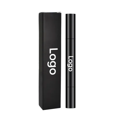 Wholesale Branded Natural Organic Waterproof Eye Liner Pen Stamp Color Eyeliner Personalized Double Ended Eyeliner Pencil