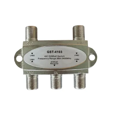 Factory Good Quality 4x1 DiSEqC Antenna FTA TV LNB Switch Satellite Receiver