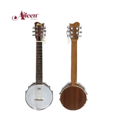 26" 6 Strings Sapele Plywood Resonator Travel Banjo(ABO126)